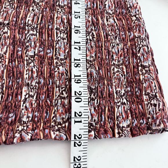 Marie Oliver Glennon Mock Neck Long Sleeve Top in Sedona Stripe Size Medium - Picture 10 of 13